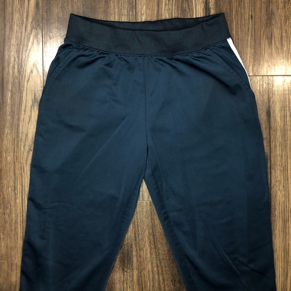 Navy Blue Stripped Sweats - Picture 2 of 4